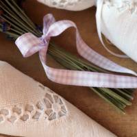 Duftsäckchen Lavendel aus Leinen antik Spitztüten mit Bio-Lavendel aus dem Garten Vintage Duftkissen Bild 2
