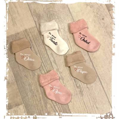 Personalisiert Baby Halloween Socken - Trick Or Treat 100% Baumwolle