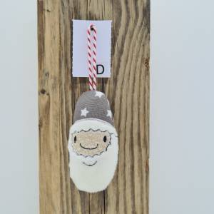 Süßer Weihnachtsmann-Anhänger aus Stoff, Wichtelanhänger, Baumbehang, Santa Bild 8