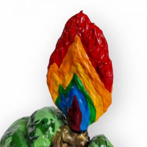 Skulptur Camouflage Hand "Kampf für den Frieden" Feuerzeug Regenbogen LGBTQ Bild 7