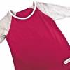 Shirt 104 / 110  rot grau, langärmlig mit Engelsflügeln, Weihnachtsgeschenk für Mädchen, Upcycling, Unikat Bild 4