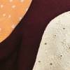 Kinder Shirt langärmlig 98 / 104 mit applizierten Engelsflügeln, Upcycling, aubergine aprikot weiß, Weihnachtsgeschenk, Bild 3