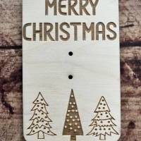 Weihnachtskarten aus Holz, Grußkarten Bild 9
