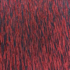 Kunstleder Stripes, schwarz-rot, metallic Effekt, Used-Look Bild 2