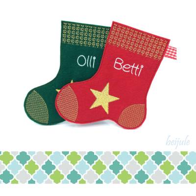 Nikolausstiefel zum befüllen für Hund und Mensch