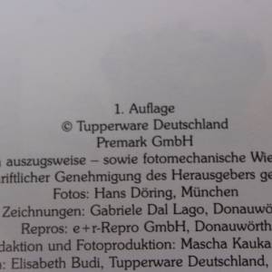 Vintage Kochbuch | Deutsche Tupperware Schlemmergerichte | Deutsch Bild 6