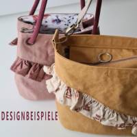 SCHNITTMUSTER Princess Bag 6.0 Handtasche deutsch&englische Sprache, Schultertasche, digitaler Download,  DIY Nähprojekt Bild 2