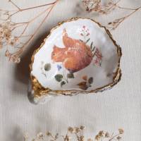 handgefertigte Austerndekorationen • Wildtiere • Decoupagetechnik als Geschenk, Ringschale o. zur Dekoration Bild 4