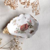 handgefertigte Austerndekorationen • Wildtiere • Decoupagetechnik als Geschenk, Ringschale o. zur Dekoration Bild 5