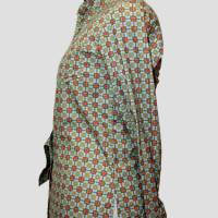 Damen Hemdbluse | Motiv Mandala-Blümchen Salbei/Mintgrün Bild 2