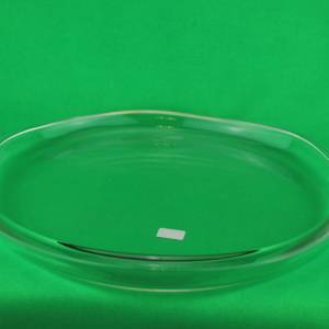 Eleganter großer Glasteller Wave - Klarer Kerzenteller mit stilvollem Design Bild 5