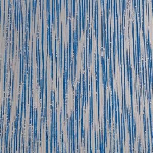 Kunstleder Stripes weiß-blau, metallic Effekt, Used-Look Bild 3