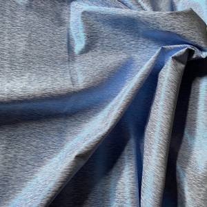 Kunstleder Stripes weiß-blau, metallic Effekt, Used-Look Bild 5