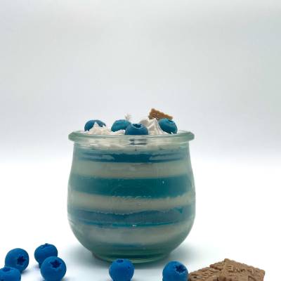 Blueberry Frozen Yoghurt Duftkerze - big - Blaubeerduft