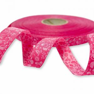 Webband - Forest Mini-Sweets - 1 m - 1,50 Eur/m - pink - beidseitig verwendbar - Lila-Lotta Design - farbenmix - 12 mm - Bild 1