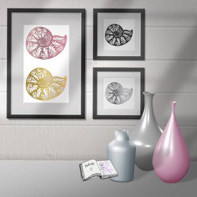 Digistamp 07 Muster Muschel