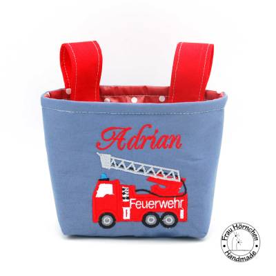 Lenkertasche für Laufrad * Dreirad * Roller * Feuerwehr * Bettutensilo