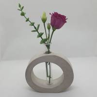 Blumenvase Vase aus Beton Betondeko Wohndeko Tischdeko für Blume Bild 1