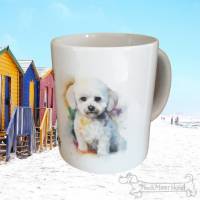 Tasse - Becher - Malteser - Hundemotiv - Fototasse mit Spruch - Geschenk für Hundefreunde Bild 1