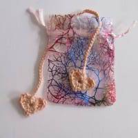 Nabelschnurbändchen Herzen rosa - 100% Baumwolle Bild 9