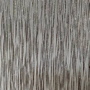 Kunstleder Stripes, weiß-silber, metallic Effekt, Used-Look Bild 6