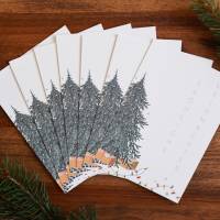 Weihnachtskarte | Weihnachtspost | Weihnachtsgruß | fröhliche Weihnachten | aus Naturpapier | DIN A6 | Grußkarten Bild 3