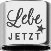 Besonderer Schlüsselanhänger "Lebe JETZT" aus Segelseil in deiner Wunschfarbe Bild 3