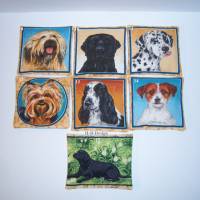 Reissäckchen 1 Stück-lustige Hunde-Motive-Reislagerungssäckchen-Taschenschmeichler, Hunde,Hunderassen,Wärme-Kältekissen Bild 1