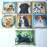 Reissäckchen 1 Stück-lustige Hunde-Motive-Reislagerungssäckchen-Taschenschmeichler, Hunde,Hunderassen,Wärme-Kältekissen Bild 2