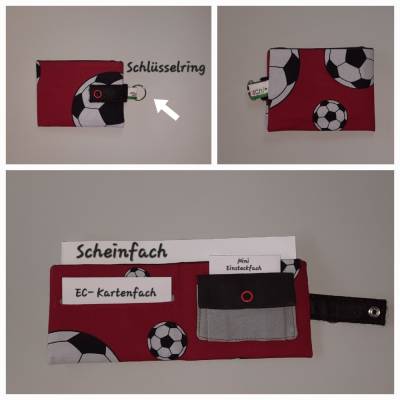Mini Geldbörse/ Geldbeutel mit Schlüsselring
