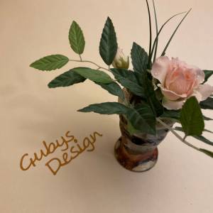 Holz-Epoxidharz Blumenvase - gedrechselt - Handmade Bild 1