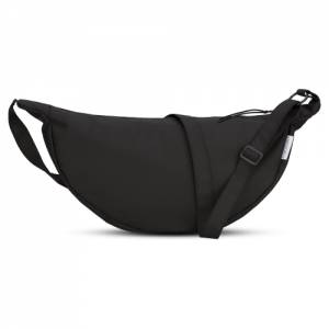 Halbmondtasche Tilda schwarz / Upcycling Taschen / Recycelte Taschen / Vegane Taschen / Crossbody bag Damen / Nachhaltig Bild 1