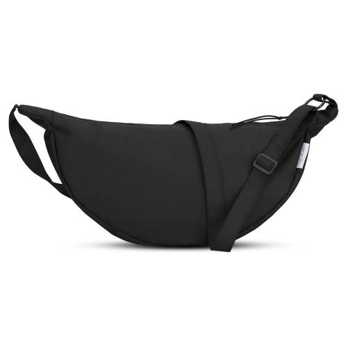 Halbmondtasche Tilda schwarz / Upcycling Taschen / Recycelte Taschen / Vegane Taschen / Crossbody bag Damen / Nachhaltig