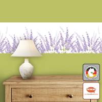 Vlies Bordüre: Lavendel - optional selbstklebend - 20 cm Höhe Bild 7