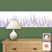 Vlies Bordüre: Lavendel - optional selbstklebend - 20 cm Höhe Bild 8