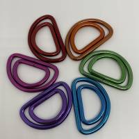 Zipper Intense Colors, schmal, rot / Schieber für schmale Endlosreißverschlüsse mit Spiralraupe / Anhänger / Puller Bild 6