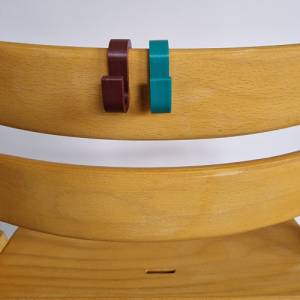 Adapter für Stokke Tripp Trapp Hochstuhl und Ikea Trofast Box / Drahtkorb Korb, Haken für Treppenhochstuhl Bild 7