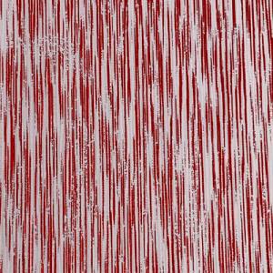 Kunstleder Stripes, weiß-rot, metallisiert, Used-Look Bild 3