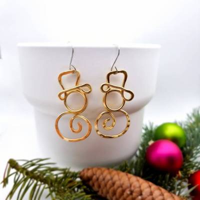 Ohrringe Frosty, gold oder silber