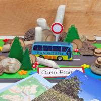 Personalisierbares Busreise Bus Geldgeschenk 3D Karte ReiseGutschein Geschenk Paare Ruhestand, Kleinigkeiten von NB Bild 8