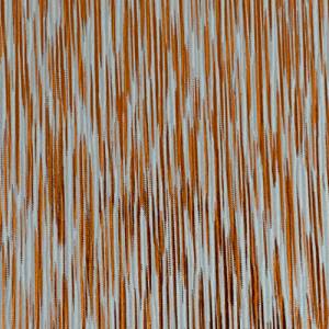 Kunstleder Stripes, weiß-orange, metallic Effekt, Used-Look Bild 3
