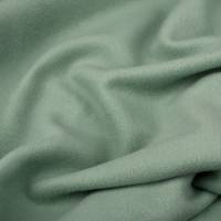 Baumwollfleece Stoff Altmint Uni - 100% Baumwolle - kuschelweich, warm und atmungsaktiv Bild 1