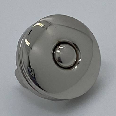 Magnetverschluss, silber, 17 mm, besondere Optik