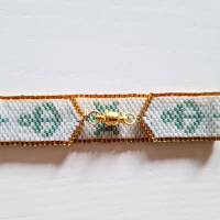 Zartes maritimes Armband aus Miyuki Delicas Größe S, 16,5 cm Bild 3