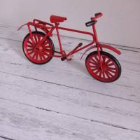 7 Stück Miniatur - Fahrrad zum basteln oder dekorieren von Geschenken und Gutscheinen Bild 4
