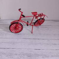 7 Stück Miniatur - Fahrrad zum basteln oder dekorieren von Geschenken und Gutscheinen Bild 5