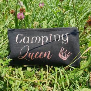 Camping Geschenk * kleine Kosmetiktasche * Aufbewahrung Kleinkram * Ordnung im Wohnmobil * kleine Stofftasche mit Reißve Bild 6