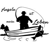 Angeln ist mein Leben Autoaufkleber/Wandtattoo-Wohnmobil-Sticker-Wetterfest-Boot Fishing-Autoaufkleber Wetterfest Bild 5