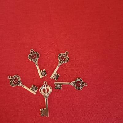 Geschenkanhänger oder Festtagsdekogestaltung aus Metall, Schlüssel Schmuckanhänger