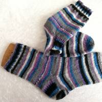 Socken handgestrickt, Größe 40/41, Stricksocken, Wollsocken, Damen und Herren Socken Bild 2